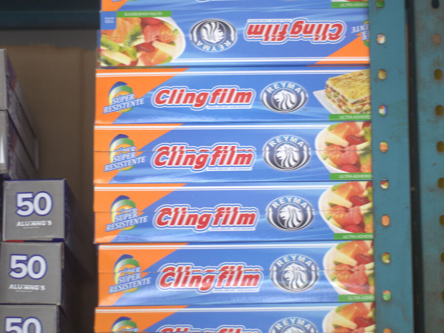 Cajas de película autoadherente para alimentos